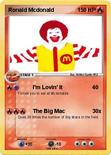 Pokemon Ronald Mcdonald