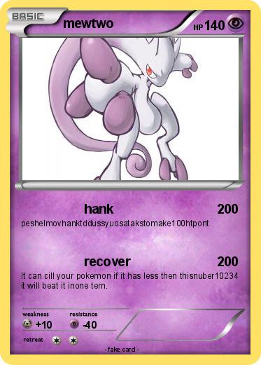 Pokemon mewtwo