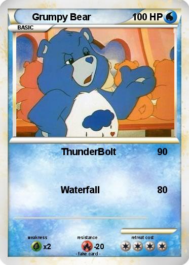 Pokemon Grumpy Bear