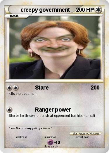 Pokemon creepy government