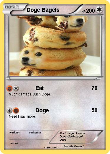 Pokemon Doge Bagels