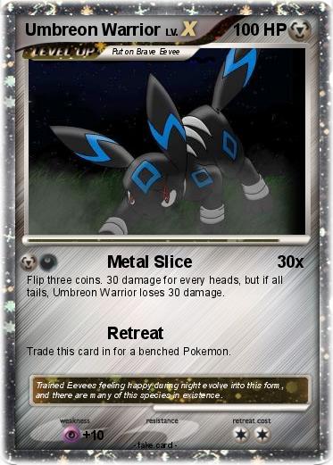 Pokemon Umbreon Warrior