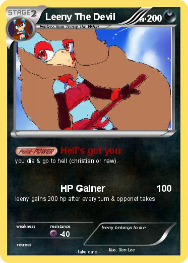 Pokemon Leeny The Devil