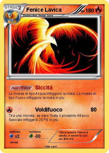 Pokemon Fenice Lavica