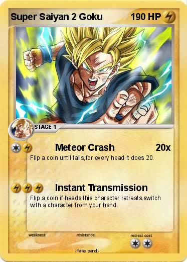 Pokemon Super Saiyan 2 Goku