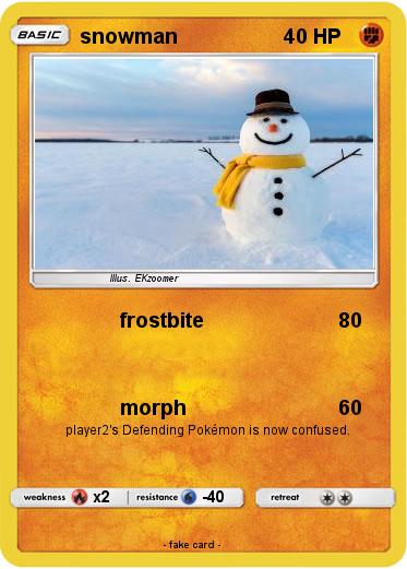 Pokemon snowman