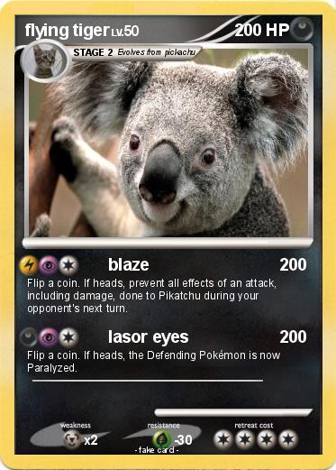 Pokemon flying tiger