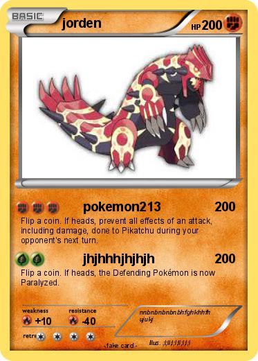 Pokemon jorden