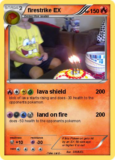 Pokemon firestrike EX