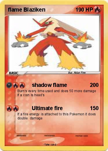 Pokemon flame Blaziken