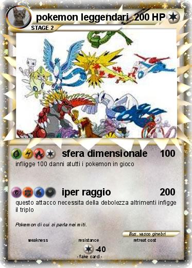 Pokemon pokemon leggendari