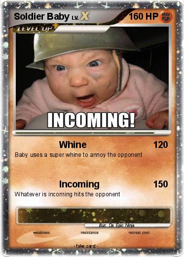 Pokemon Soldier Baby