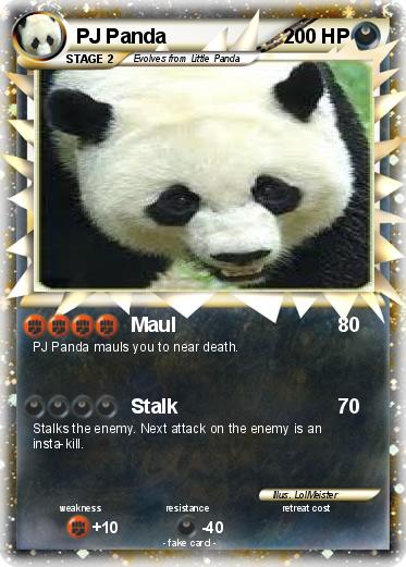 Pokemon PJ Panda