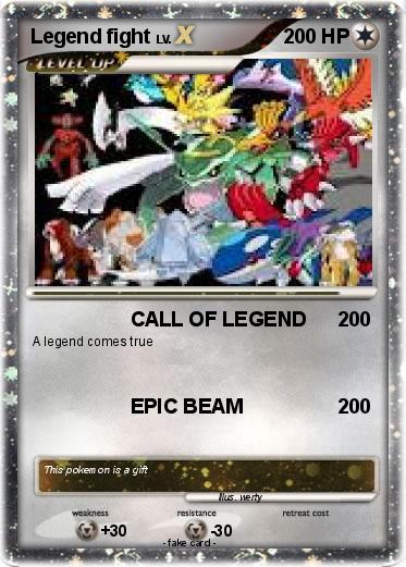 Pokemon Legend fight
