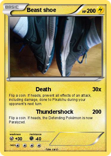 Pokemon Beast shoe