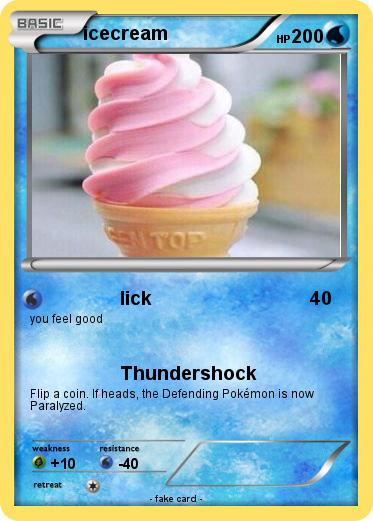 Pokemon icecream