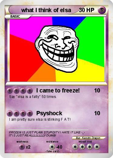 Pokemon what I think of elsa