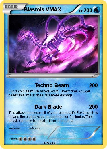 Pokemon Blastois VMAX