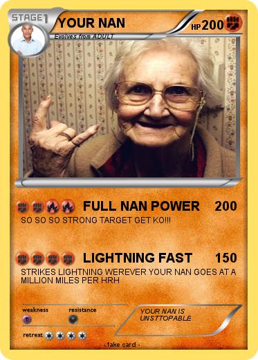 Pokemon YOUR NAN