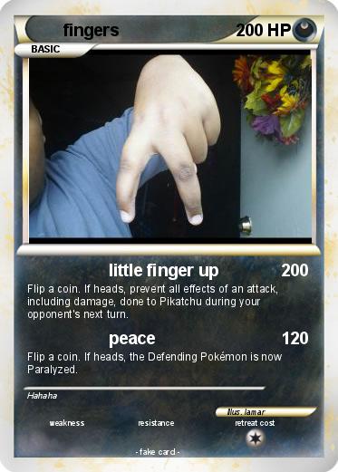 Pokemon fingers