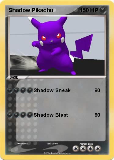 Pokemon Shadow Pikachu