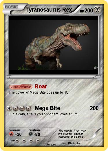 Pokemon Tyranosaurus Rex