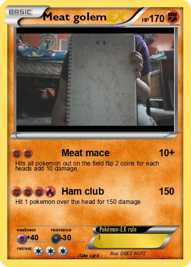 Pokemon Meat golem