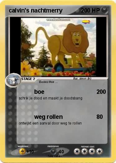 Pokemon calvin's nachtmerry