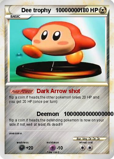 Pokemon Dee trophy   10000000