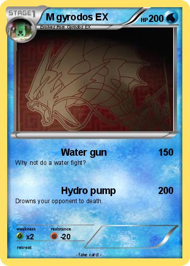 Pokemon M gyrodos EX