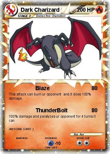 Pokemon Dark Charizard