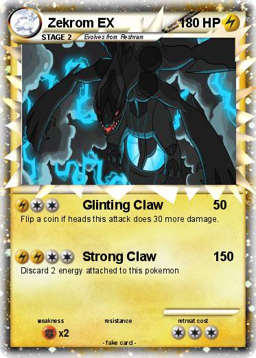 Pokemon Zekrom EX
