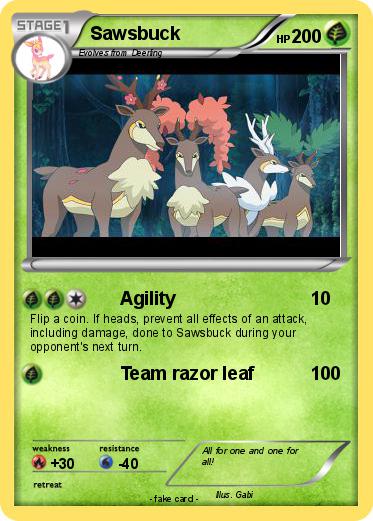 Pokemon Sawsbuck