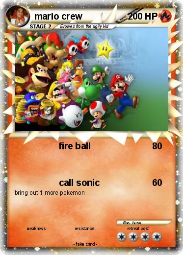 Pokemon mario crew