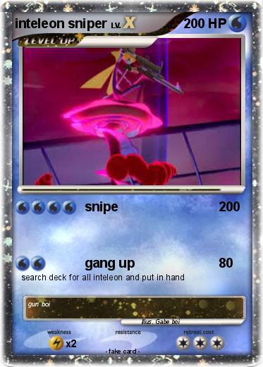 Pokemon inteleon sniper