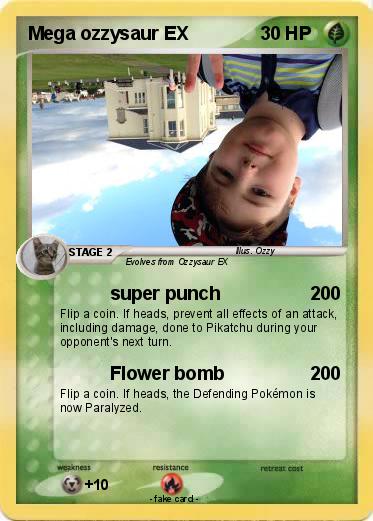Pokemon Mega ozzysaur EX