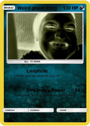 Pokemon Weird ghost thing