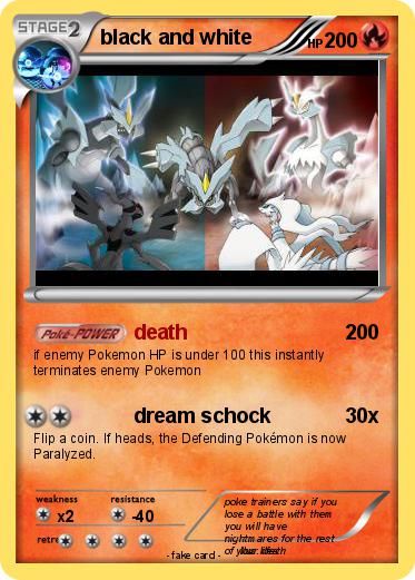 Pokemon black and white