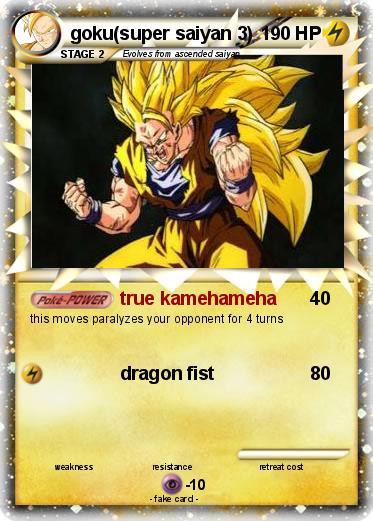 Pokemon goku(super saiyan 3)