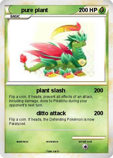 Pokemon pure plant