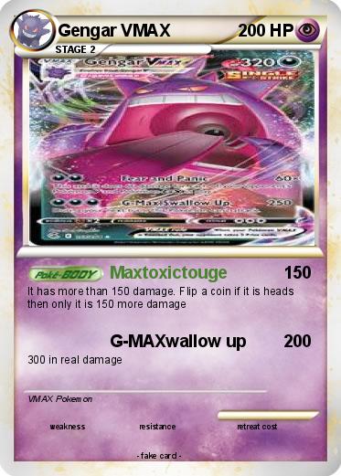 Pokemon Gengar VMAX