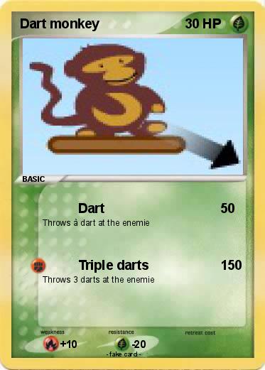 Pokemon Dart monkey
