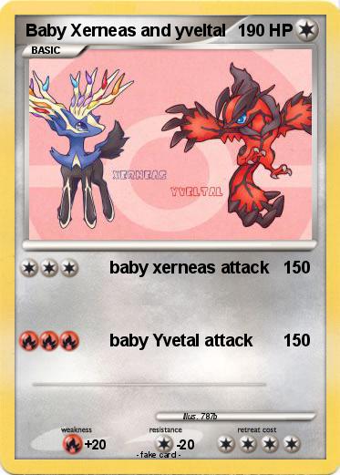 Pokemon Baby Xerneas and yveltal