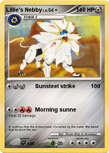 Pokemon Lillie's Nebby