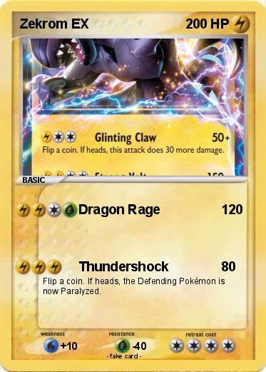 Pokemon Zekrom EX