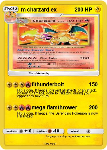 Pokemon m charzard ex