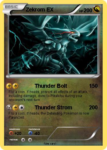 Pokemon Zekrom EX