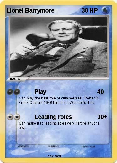 Pokemon Lionel Barrymore