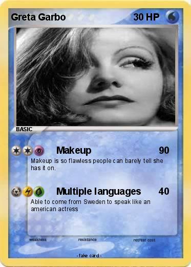 Pokemon Greta Garbo