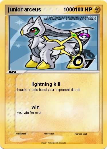 Pokemon junior arceus               1000